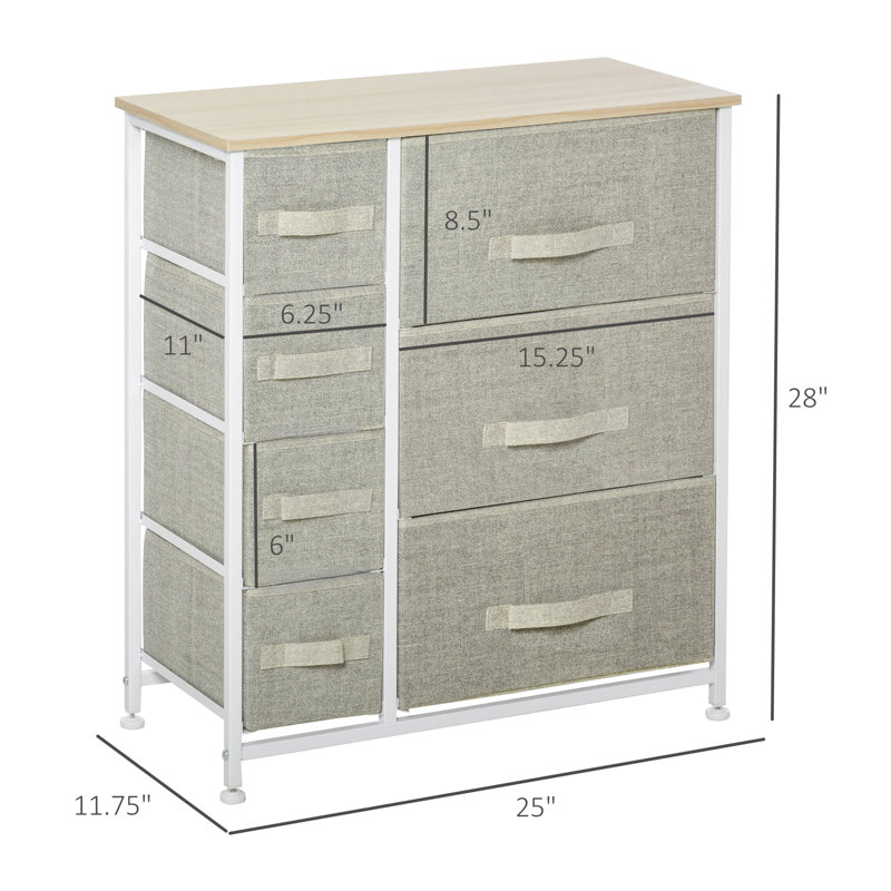 Wallick 7 Drawer Storage Drawer