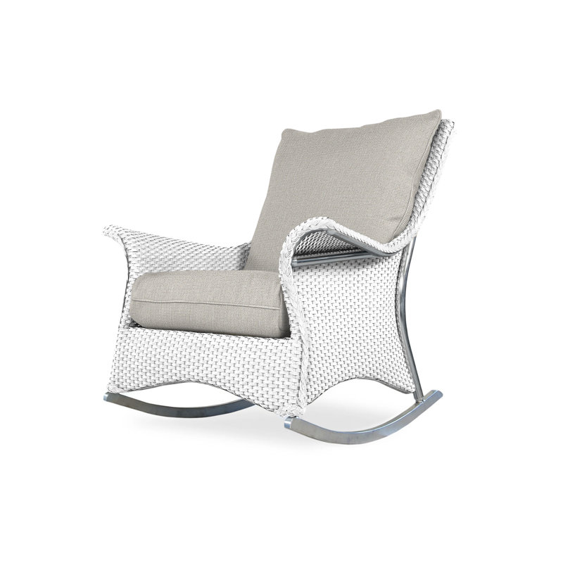 Mandalay Outdoor Chair, White, Demo Oatmeal