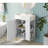 Maaikel 21.6 " W Freestanding Standard 1 Single Vanity Bathroom Vanity With Ceramic Top