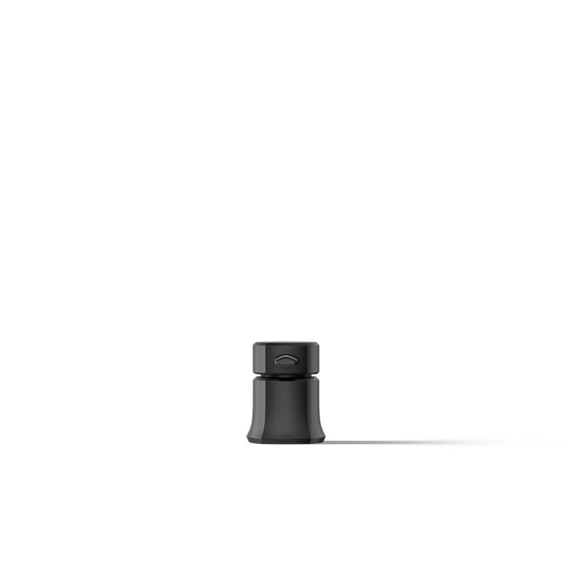 Occasion 2.25" W x 3.38" H Bathroom Faucet Handle, Matte Black