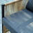 New Comming Outdoor PE Brown Wicker 2Seats Sofa With Grey Cushion And Table Set