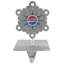 6.5" Silver and Blue "PEPSI" Snowflake Christmas Stocking Holder