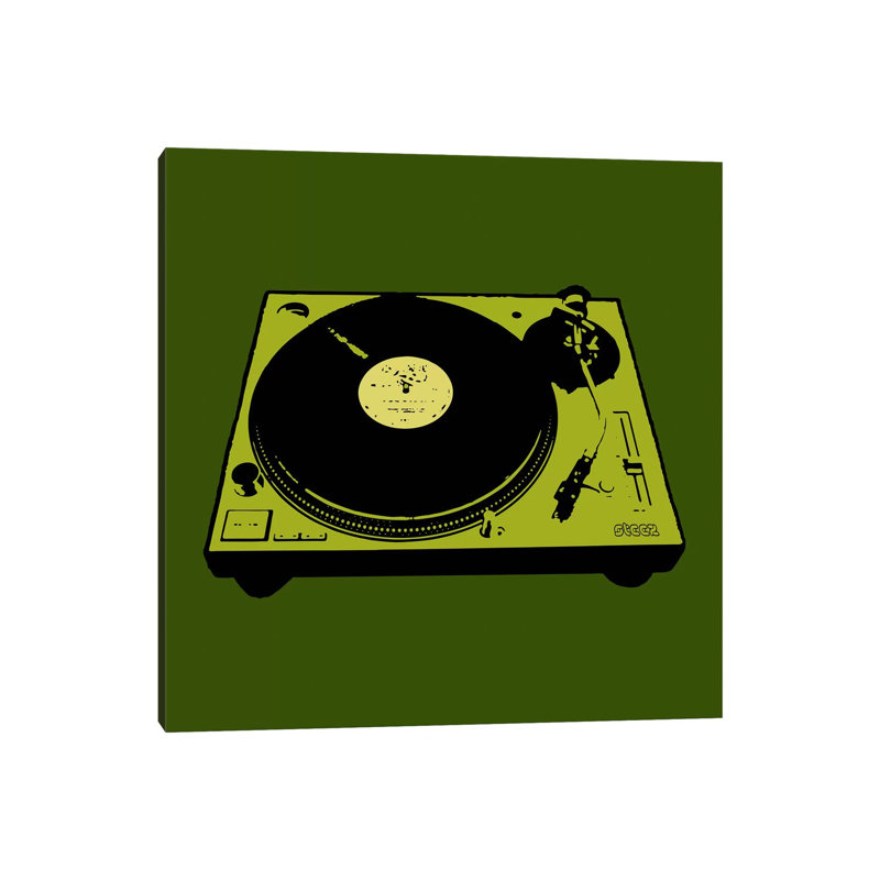 Turntable Army Poster by Steez - Wrapped Canvas Gallery-Wrapped Canvas Giclée, 30.48cm H x 30.48cm W