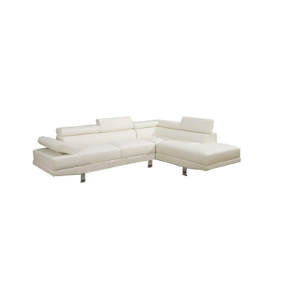 Canapé de couleur modulaire en similicuir ajustable