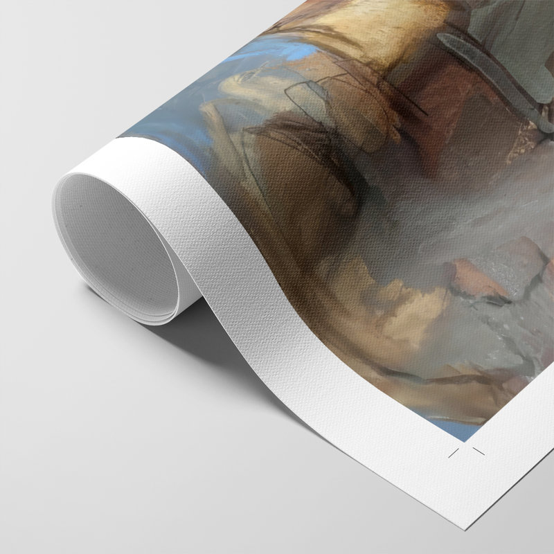 Passage sécuritaire - Impression sur toile seulement - NON-CADRE, H 18 po x l 12 po
