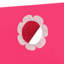 Lit mezzanine double avec tente et tour Slide - Rose