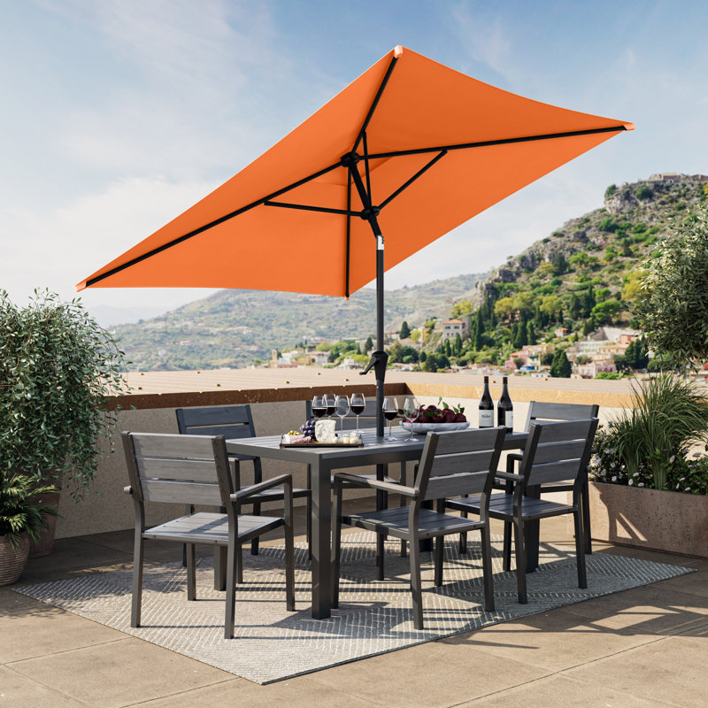 Fidel 78'' Market Umbrella, Orange