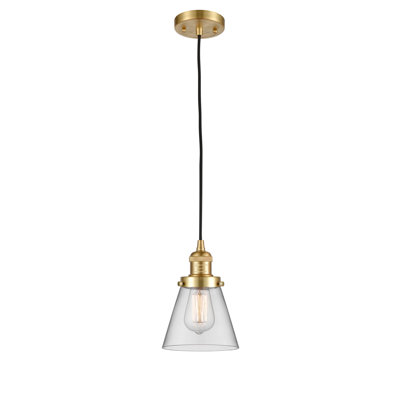 Luminaire suspendu conique à 1 lumière Parkview