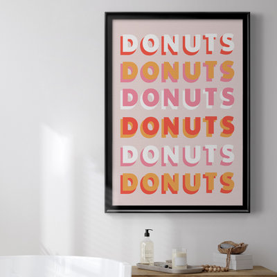 9_Donuts, toile encadrée de qualité supérieure