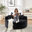 Fauteuil-lit en chenille de 55 po sans assemblage requis, pour salon, chambre à coucher, salon, zones de projection
