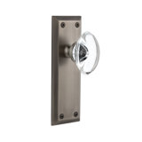 Grandeur Fifth Avenue Plate Passage with Provence Crystal Door Knob