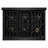 ZLINE Autograph Edition 36 in. 5.2 cu. ft. Classic Dual Fuel Range with 6 Burner Gas Cooktop and Electric Convection Oven in Black Stainless Steel with Accents-105511690