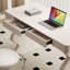 Bureau rectangulaire en bois manufacturé avec tiroirs Crystal Crystal-1224414576