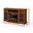 Sinclair TV Stand for TVs up to 65" with Fireplace Included