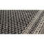 Tapis noir/gris en laine noué à la main Lori-101830026
