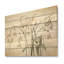 «Snowdrops» au clair de lune Galanthus Nivalis I - «Snowdrops», art sur bois de pin naturel-101403883