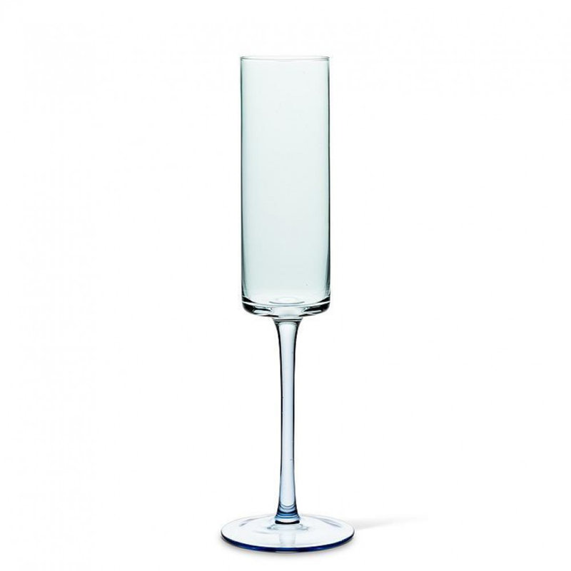 Flûte à pied mince en verre