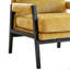 Fauteuil d'appoint rembourré Modern Chenille-1056847364