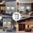 Outdoor Wall Porch Light 2 Pack 3000K 4000K 5000K Adjustable Waterproof Modern Wall Sconce Aluminum Exterior Light Fixture Wall Mount