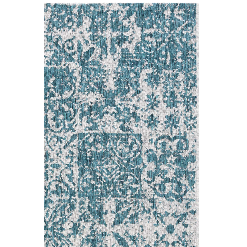 Courtyard Performance Floral Indoor/Outdoor Area Rug, Rectangle 6'7" x 9'6"