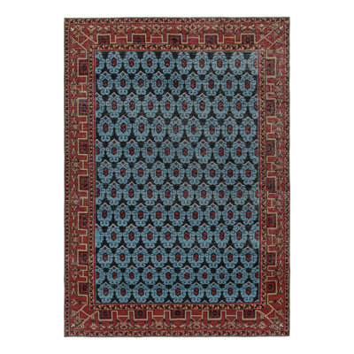 One-of-a-Kind 6’5”x9’4” 1960s Wool Area Rug
