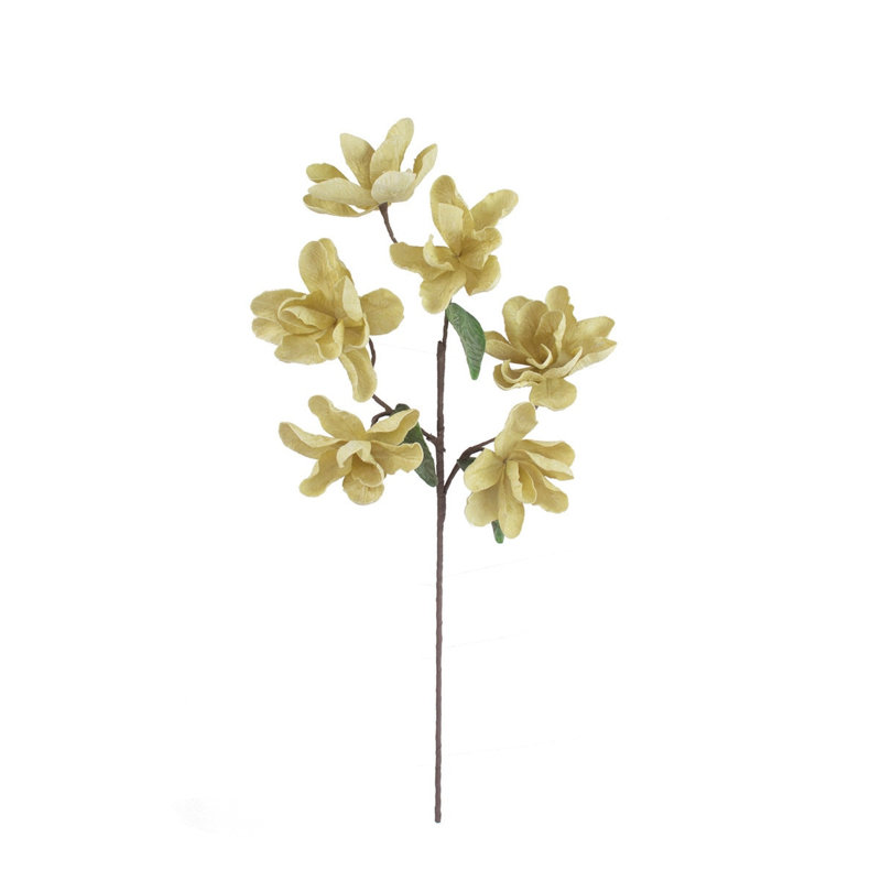 Tige florale Kalalou champagne et vert - hauteur 35 po