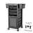 33"H x 13.2"W Salon Trolley Utility Cart With Lockable Wheels-99483082