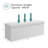 43 Inches Folding Storage Ottoman Bench With Flipping Lid-1452502597