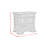 Genuta Sleigh Storage 3PC Bedroom Set In Charcoal-972842311