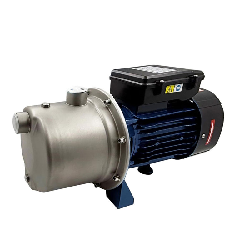 Pompe à jet de 1,1 kW / 1,5 ch peu profond / profond avec ensemble d'éjecteurs, 5 m³ / h, 50 m, pompe en fonte durable de 120 V, interrupteur à pression automatique, pour la ferme, la pelouse et le jardin (1,5 hp)