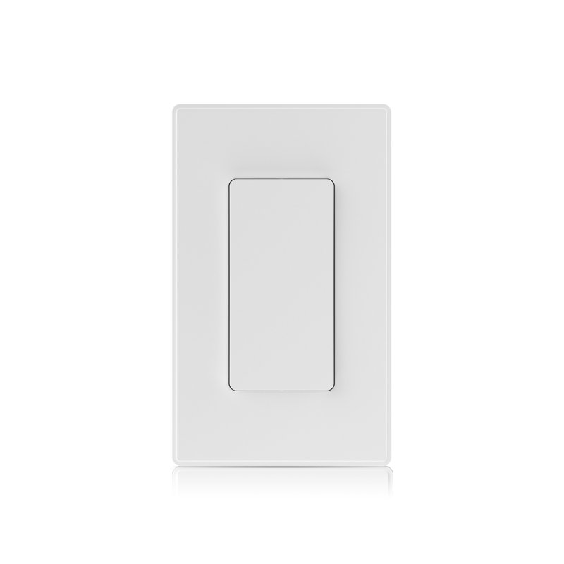 ELEGRP Smart Light Switch, Single Pole/3 Way, 2.4Ghz Wi-Fi Light Switch Compatible With Alexa & Google Assistant, Neutral Wire Required, APP Control, UL Certified, Black 1 PC