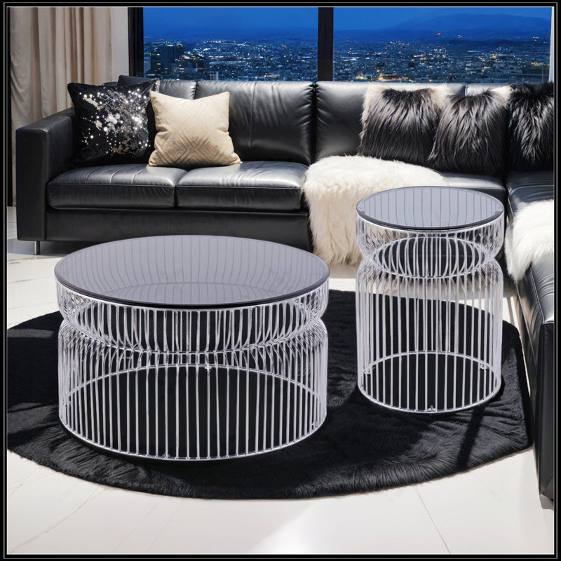 Table basse, Chrome chrome