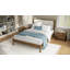 Base de lit tapissier en bois massif Levi-117574706