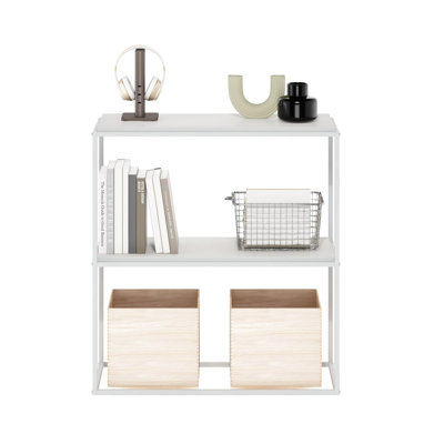Modern Lifestyle Wide Stackable Shelf, 2-tier