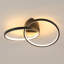 Deandray Iron and Aluminium LED Flush Mount