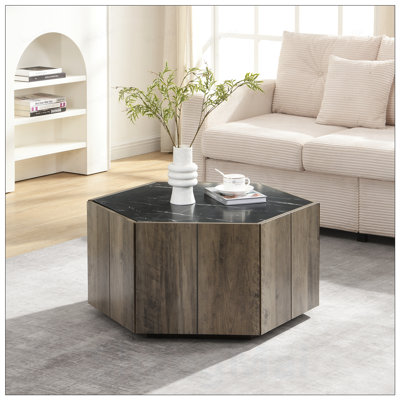 Table basse Hexagonal Rustic