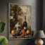 Reproduction encadrée FLORAL Series DCCXIV - bois massif-425830821