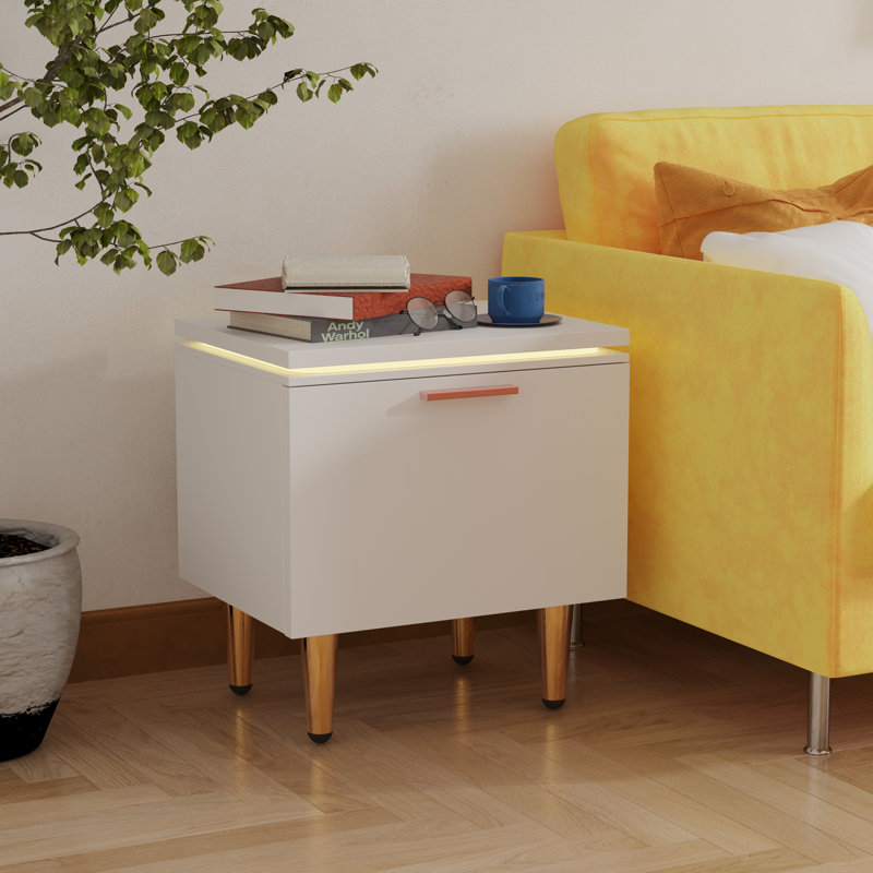 18.9'' Tall 1 - Drawer Nightstand