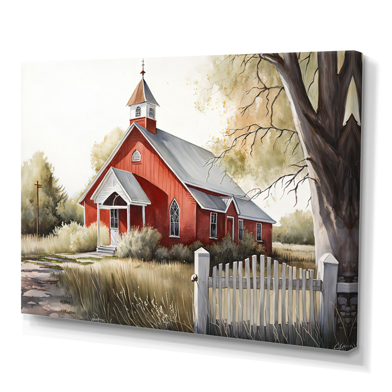 Monochome jaune et gris Farm V - Barn Farm Ranch, impressions sur toile, H 12 po x l 20 po x P 1 po, Toile tendue
