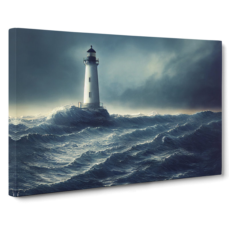 Enviable Lighthouse - Wrapped Canvas, 40cm H x 60cm W x 3cm D
