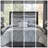 Lavine Blue 12-Piece King Comforter Set with 100% Cotton Bed Sheets-354633993-354633991