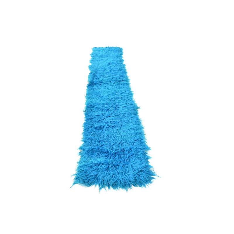 Tapis de couloir bleu 1 pi 9 po x 9 pi 9 po Pinson