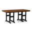 Table de salle à manger rectangulaire de 37 po x 71 po, noire-1713134400