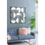 Miroir mural en métal exquis pour la décoration de la maison