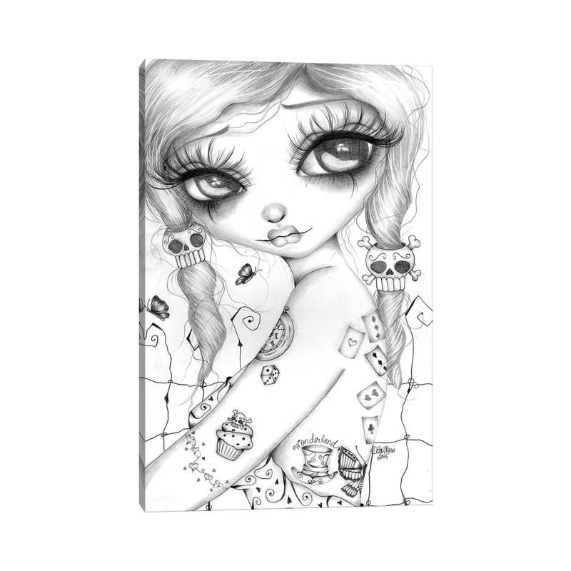 Wonderland by Dottie Gleason - Wrapped Canvas Gallery-Wrapped Canvas Giclée, 20.32 cm H x 30.48 cm W