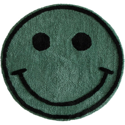  Soft Smiley Face Shaped Accent Rug