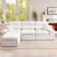 Canapé modulaire en L 110 po Chenille-1791226810
