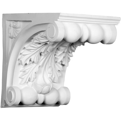 Endurathane Chesterfield Corbel, 10"W x 13"D x 13"H, Factory Primed (6-Pack)
