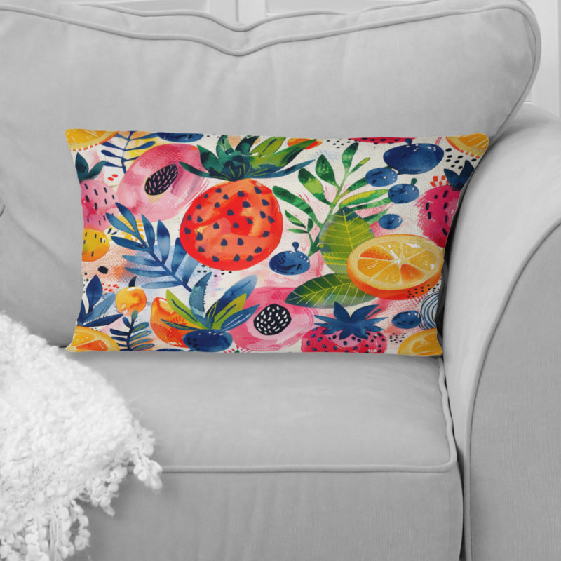 Floral Throw Pillow