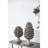 Set Of 2 Pinecone Table Decor, Small: D7x10.5", Large: D7x14"